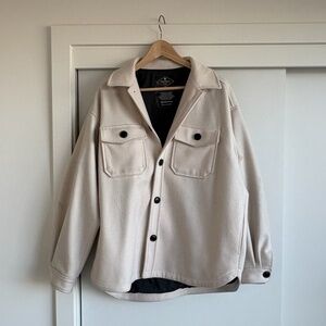 Oversized Wool Blend Jacket/Shirt